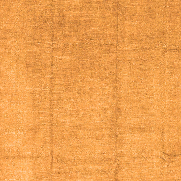 Machine Washable Abstract Orange Modern Area Rugs, wshabs2474org