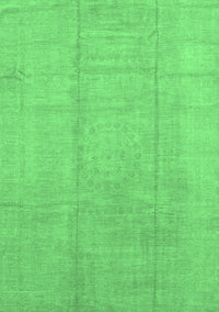 Abstract Emerald Green Modern Rug, abs2474emgrn