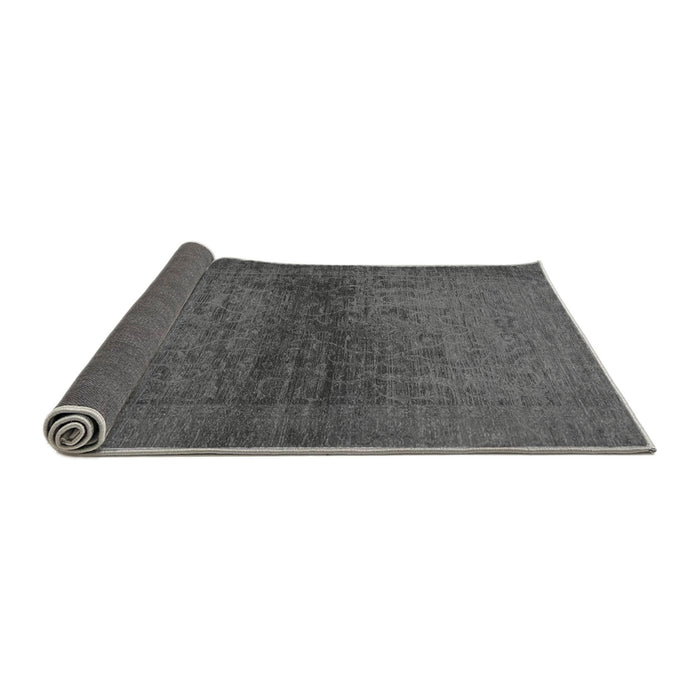 Sideview of Abstract Gray Modern Rug, abs2475gry