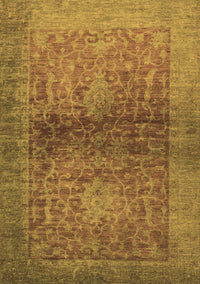 Abstract Brown Modern Rug, abs2475brn