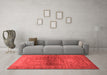 Modern Red Washable Rugs