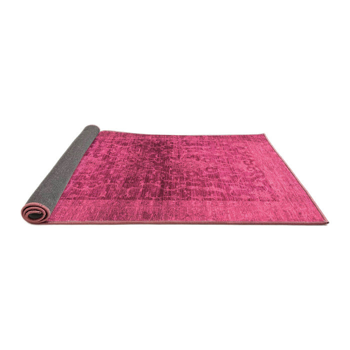 Sideview of Abstract Pink Modern Rug, abs2475pnk