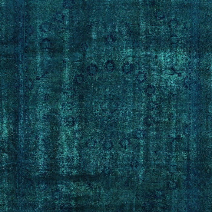 Machine Washable Persian Turquoise Bohemian Area Rugs, wshabs2476turq