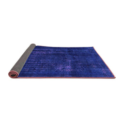 Sideview of Persian Purple Bohemian Rug, abs2476pur