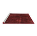 Bohemian Red Washable Rugs