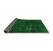 Sideview of Persian Green Bohemian Rug, abs2476grn