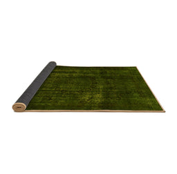 Sideview of Persian Yellow Bohemian Rug, abs2476yw