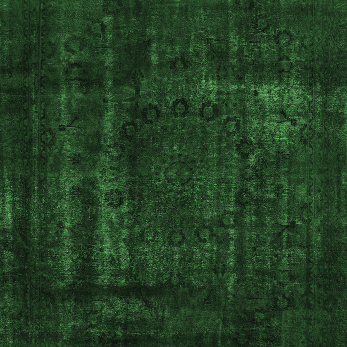 Machine Washable Persian Emerald Green Bohemian Area Rugs, wshabs2476emgrn