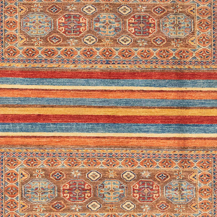 Machine Washable Abstract Light Copper Gold Rug, wshabs2477