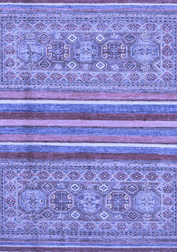Abstract Blue Modern Rug, abs2477blu