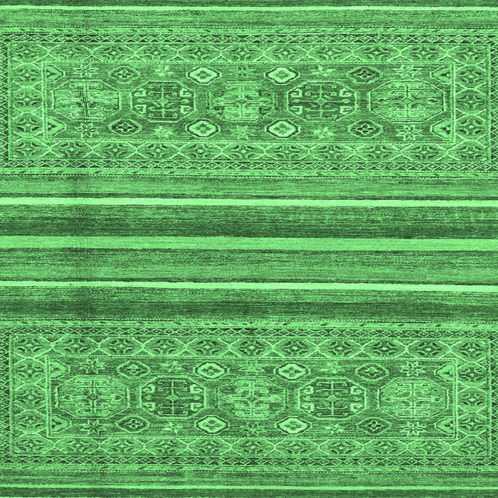 Square Machine Washable Abstract Emerald Green Modern Area Rugs, wshabs2477emgrn
