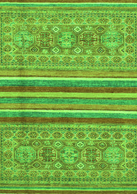 Abstract Green Modern Rug, abs2477grn