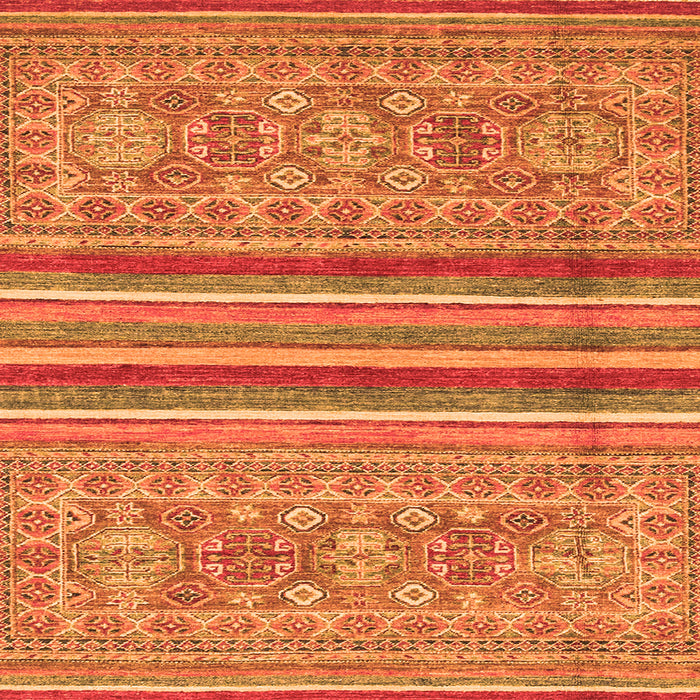 Square Abstract Orange Modern Rug, abs2477org