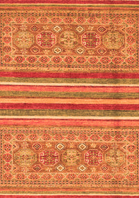 Abstract Orange Modern Rug, abs2477org