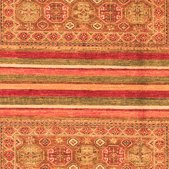 Abstract Orange Modern Rug, abs2477org
