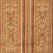 Square Abstract Brown Modern Rug, abs2477brn