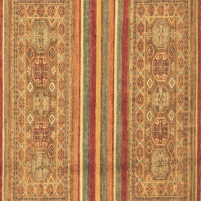 Square Machine Washable Abstract Brown Modern Rug, wshabs2477brn