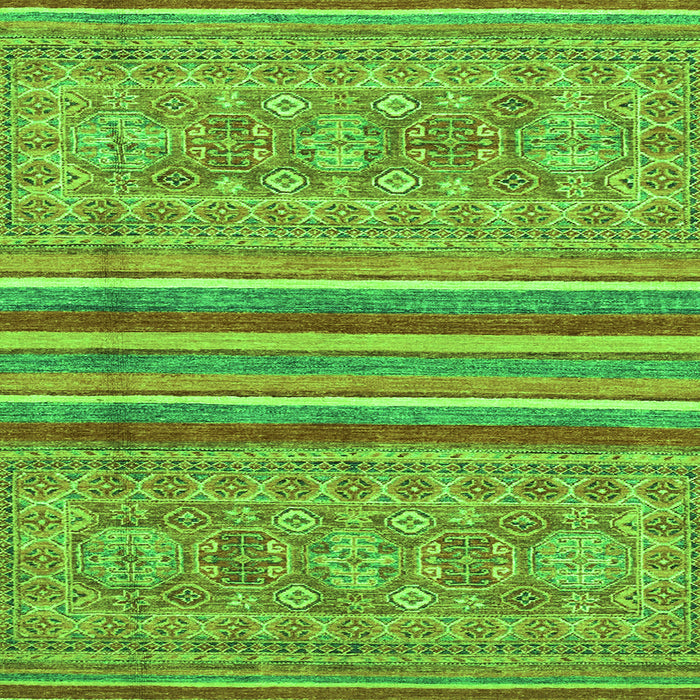 Square Machine Washable Abstract Green Modern Area Rugs, wshabs2477grn