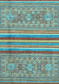 Abstract Light Blue Modern Rug, abs2477lblu