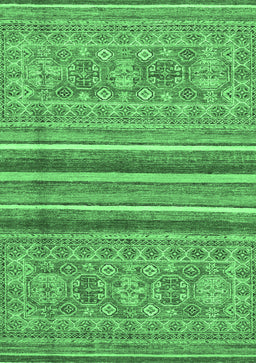Abstract Emerald Green Modern Rug, abs2477emgrn