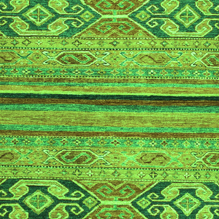 Machine Washable Abstract Green Modern Area Rugs, wshabs2478grn