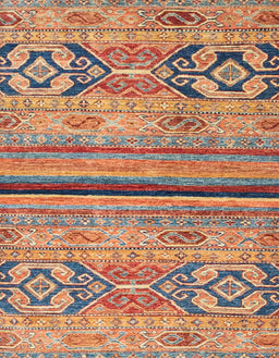 Abstract Chestnut Red Modern Rug, abs2478