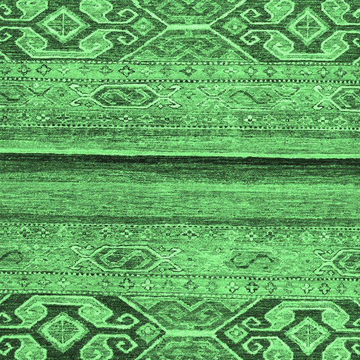 Machine Washable Abstract Emerald Green Modern Area Rugs, wshabs2478emgrn
