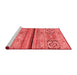 Modern Red Washable Rugs