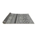 Sideview of Abstract Gray Modern Rug, abs2478gry