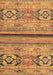 Abstract Brown Modern Rug, abs2478brn