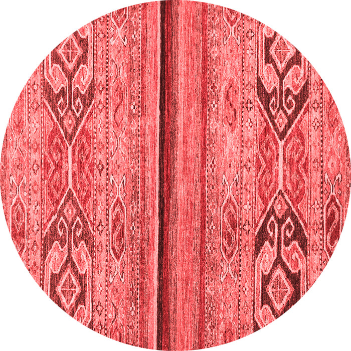 Machine Washable Abstract Red Modern Rug, wshabs2478red