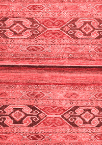 Abstract Red Modern Rug, abs2478red