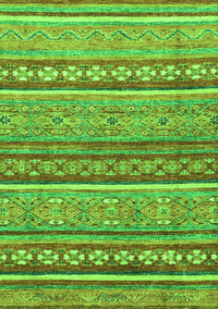 Abstract Green Modern Rug, abs2479grn