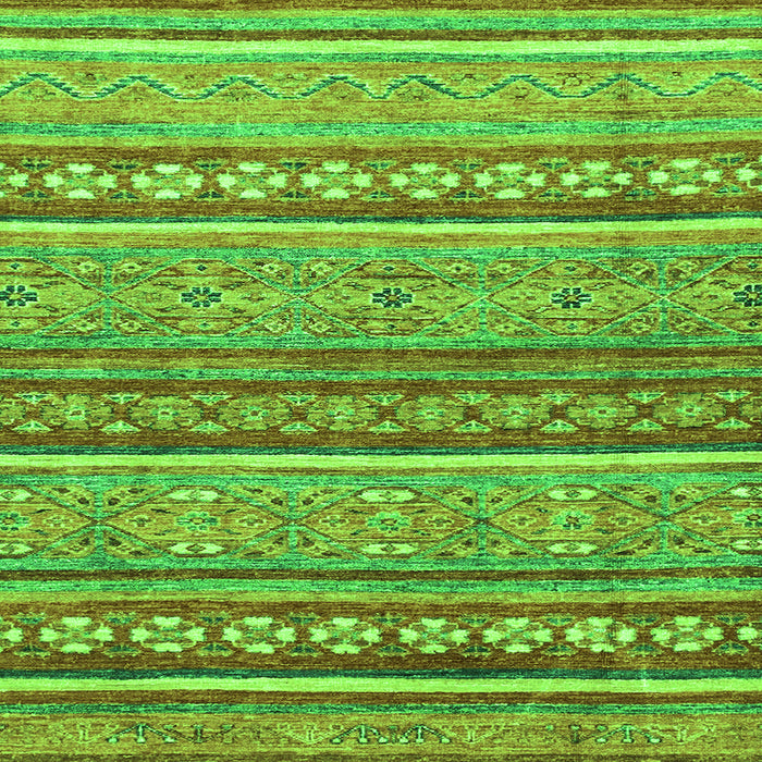 Square Abstract Green Modern Rug, abs2479grn