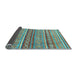 Sideview of Abstract Light Blue Modern Rug, abs2479lblu