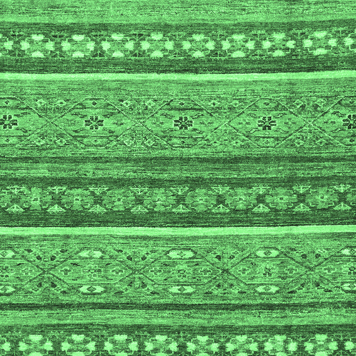 Machine Washable Abstract Emerald Green Modern Area Rugs, wshabs2479emgrn