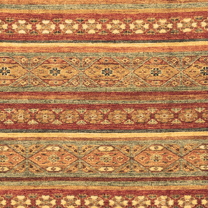 Machine Washable Abstract Brown Modern Rug, wshabs2479brn