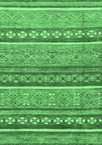 Abstract Emerald Green Modern Rug, abs2479emgrn