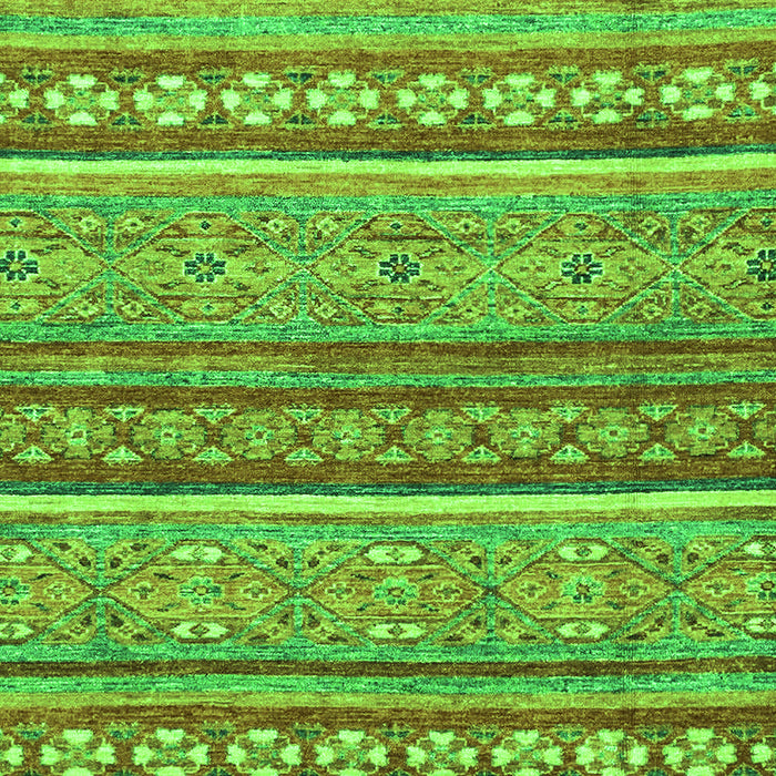 Machine Washable Abstract Green Modern Area Rugs, wshabs2479grn