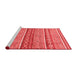 Modern Red Washable Rugs