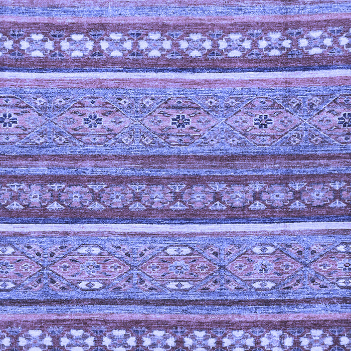 Machine Washable Abstract Blue Modern Rug, wshabs2479blu