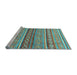 Sideview of Machine Washable Abstract Light Blue Modern Rug, wshabs2479lblu