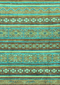 Abstract Turquoise Modern Rug, abs2479turq