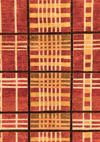 Abstract Orange Modern Rug, abs247org