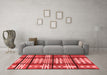 Modern Red Washable Rugs