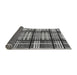 Sideview of Abstract Gray Modern Rug, abs247gry