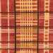 Square Abstract Orange Modern Rug, abs247org