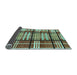 Sideview of Abstract Light Blue Modern Rug, abs247lblu