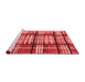 Modern Red Washable Rugs