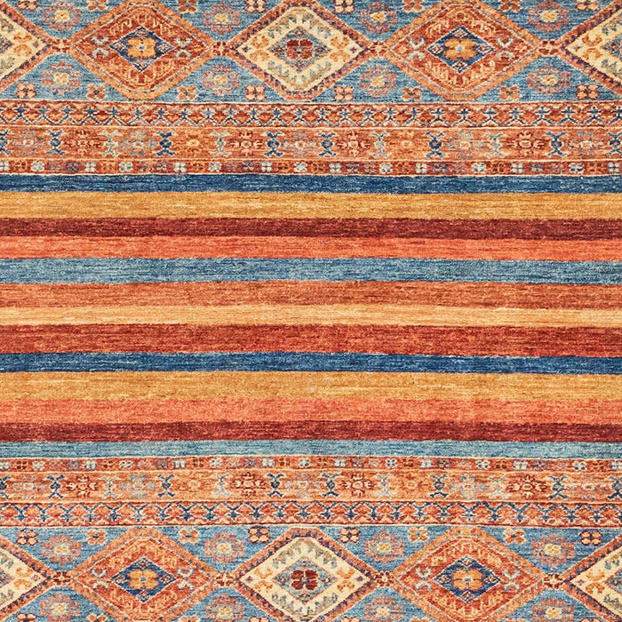 Machine Washable Abstract Light Copper Gold Rug, wshabs2480